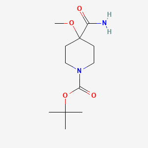 1-Boc-4-carbamoyl-4-methoxy-piperidine