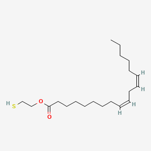 molecular formula C20H36O2S B13782435 2-Mercaptoethyl (9Z,12Z)-octadeca-9,12-dienoate CAS No. 52147-29-2