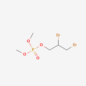 molecular formula C5H11Br2O4P B13782453 2,3-Dibromopropyl dimethylphosphate CAS No. 82682-96-0