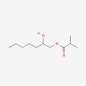 molecular formula C11H22O3 B13782533 2-Hydroxyheptyl isobutyrate CAS No. 67845-55-0