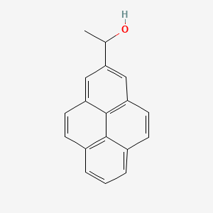 molecular formula C18H14O B13782576 1-(2-Pyrenyl)ethanol CAS No. 86470-99-7