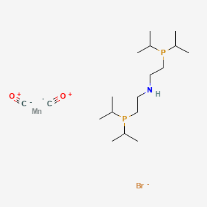 molecular formula C18H37BrMnNO2P2- B13782588 Bromodicarbonyl[bis[2-(diisopropylphosphino)ethyl]amine]manganese(I) 