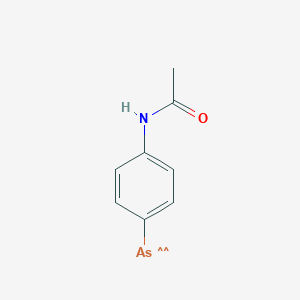 molecular formula C8H10AsNO2 B137827 Acetylaminophenylarsine oxide CAS No. 129409-57-0