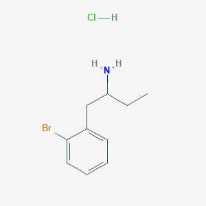 molecular formula C10H15BrClN B1378274 1-(2-溴苯基)丁-2-胺盐酸盐 CAS No. 1379944-29-2