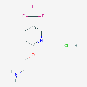 2-(2-Aminoethoxy)-5-(trifluoromethyl)pyridine hydrochloride