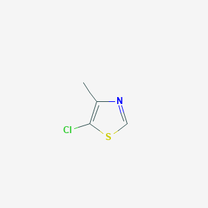 molecular formula C4H4ClNS B137830 5-Chloro-4-methyl-1,3-thiazole CAS No. 125402-79-1