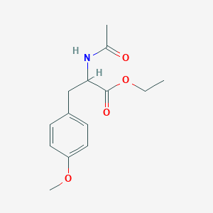 molecular formula C14H19NO4 B13783033 AC-2-Methoxy-phe-oet 