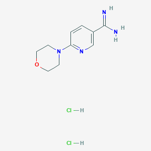 6-(Morpholin-4-yl)pyridine-3-carboximidamide dihydrochloride