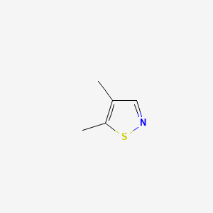 molecular formula C5H7NS B13783087 4,5-Dimethylisothiazole CAS No. 27330-47-8