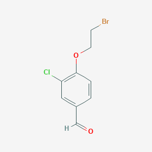 4-(2-Bromoethoxy)-3-chlorobenzaldehyde