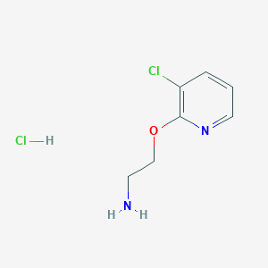 2-(2-Aminoethoxy)-3-chloropyridine hydrochloride