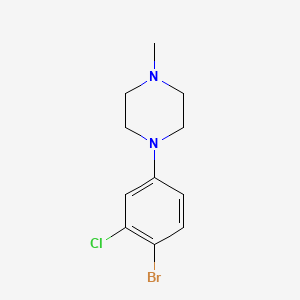 1-(4-Bromo-3-chlorophenyl)-4-methylpiperazine