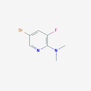 5-Bromo-3-fluoro-2-dimethylaminopyridine