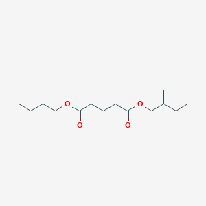 molecular formula C15H28O4 B13783216 Bis(2-methylbutyl) pentanedioate CAS No. 6624-69-7