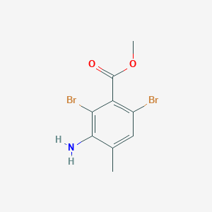 Methyl 3-amino-2,6-dibromo-4-methylbenzoate
