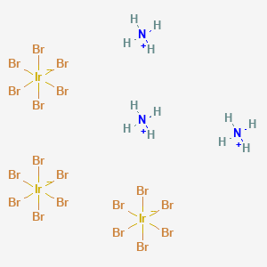 molecular formula Br18H12Ir3N3-3 B13783230 Triammonium hexabromoiridate CAS No. 86638-19-9