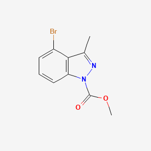 4-Bromo-1-methoxycarbonyl-3-methyl-1H-indazole