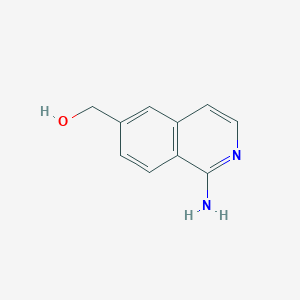 molecular formula C10H10N2O B1378332 (1-Aminoisoquinolin-6-yl)methanol CAS No. 1374656-02-6
