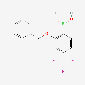 2-Benzyloxy-4-(trifluoromethyl)phenylboronic acid