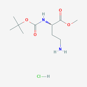 molecular formula C10H21ClN2O4 B13783502 Boc-Dab-OMe.HCl 