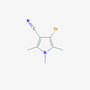 4-bromo-1,2,5-trimethyl-1H-pyrrole-3-carbonitrile
