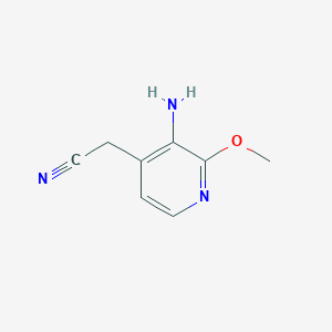2-(3-Amino-2-methoxypyridin-4-yl)acetonitrile