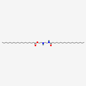 molecular formula C40H80N2O3 B13783661 N-(Stearoyloxyethylaminoethyl)stearamide CAS No. 68900-94-7