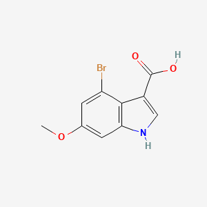 4-Bromo-6-methoxyindole-3-carboxylic acid