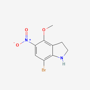7-Bromo-4-methoxy-5-nitroindoline