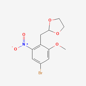 2-(4'-Bromo-2'-methoxy-6'-nitro)-benzyl-1,3-dioxolane