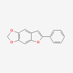 molecular formula C15H10O3 B13783693 6-Phenylfuro[2,3-f][1,3]benzodioxole 