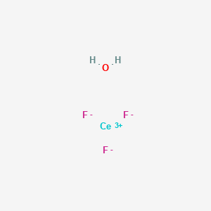 molecular formula CeF3H2O B13783719 Cerium(III) fluoride xhydrate 