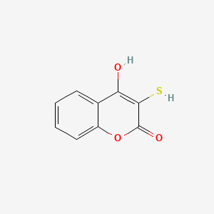 molecular formula C9H6O3S B13783790 Thiol reductone CAS No. 69538-20-1