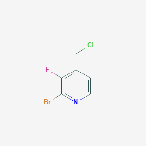 2-Bromo-4-(chloromethyl)-3-fluoropyridine