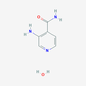 molecular formula C6H9N3O2 B1378392 3-Aminoisonicotinamide Monohydrate CAS No. 1434128-46-7