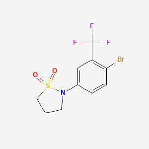 N-(4-Bromo-3-trifluoromethylphenyl)-1,3-propanesultam