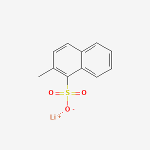 molecular formula C11H9LiO3S B13783950 Lithium 2-methylnaphthalenesulphonate CAS No. 94248-44-9