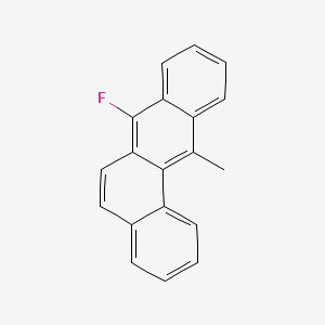 molecular formula C19H13F B13783955 Benz(a)anthracene, 7-fluoro-12-methyl- CAS No. 68781-45-3