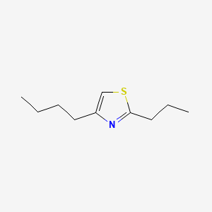 molecular formula C10H17NS B13783961 Butylpropylthiazole CAS No. 93951-52-1