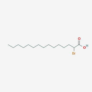 molecular formula C15H29BrO2 B13783973 2-Bromopentadecanoic acid CAS No. 82144-78-3