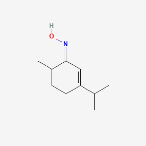 molecular formula C10H17NO B13784084 2-Cyclohexen-1-one,6-methyl-3-(1-methylethyl)-,oxime,(E)-(9CI) 