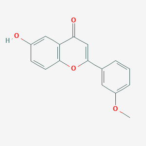 molecular formula C16H12O4 B137841 6-羟基-3'-甲氧基黄酮 CAS No. 140439-35-6