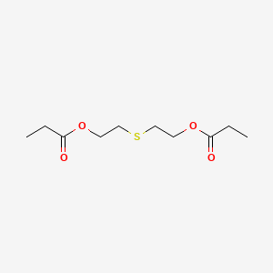 molecular formula C10H18O4S B13784152 2,2'-Thiodiethyl dipropionate CAS No. 84962-77-6