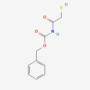 molecular formula C10H11NO3S B13784208 benzyl N-(2-sulfanylacetyl)carbamate 