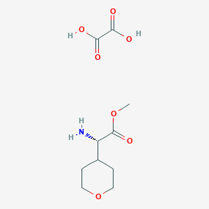 (S)-Amino-(tetrahydro-pyran-4-yl)-acetic acid methyl ester oxalate