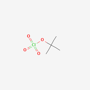 molecular formula C4H9ClO4 B13784214 tert-Butyl perchlorate CAS No. 6380-69-4