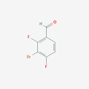 molecular formula C7H3BrF2O B1378423 3-Bromo-2,4-difluorobenzaldehyde CAS No. 1326714-93-5