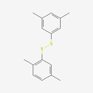 molecular formula C16H18S2 B13784233 Disulfide, 2,5-dimethylphenyl 3,5-dimethylphenyl CAS No. 65104-32-7
