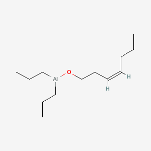 molecular formula C13H27AlO B13784274 Aluminum, ((3Z)-3-hepten-1-olato)dipropyl- CAS No. 68892-21-7