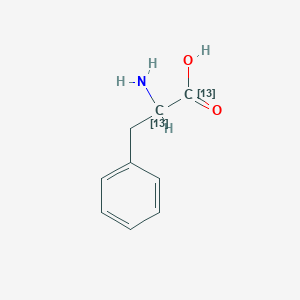 molecular formula C9H11NO2 B13784281 Dl-phenylalanine-2,3-13c2 